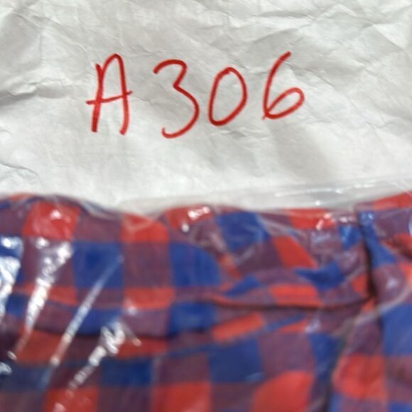 ROOTS CANADA RED/BLUE CHECKERED BUTTON UP LONG SLEEVE LIGHTWEIGHT SHIRT MEDIUM - Picture 10 of 10